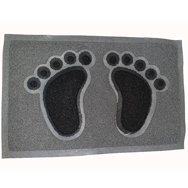 Grass foot print mat