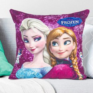 Anna Elsa Soft Silky Cartoon Kids Cushion
