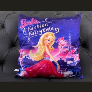 Barbie Soft Silky Cartoon Cushion