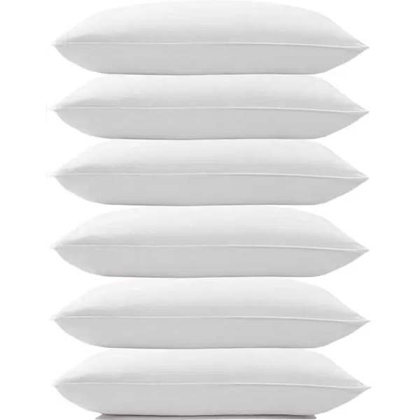 White Fiber Pillow Pack of 6 (Ball Fiber)