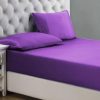 RICH COTTON FITTED SHEET - VIOLET
