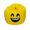 SMILEY FACE BEAN BAG yellow