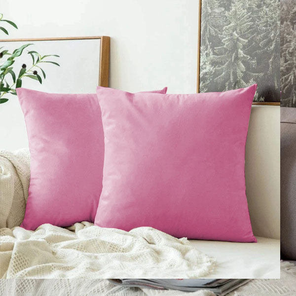 cushion cover pink