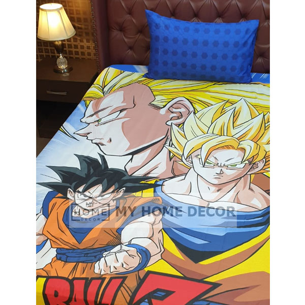 Dragon Ball Z Cartoon Bed Sheet