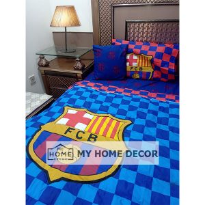 FCB Themed Cotton Kids Bed Sheet