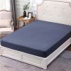 Fitted bed sheet slate grey
