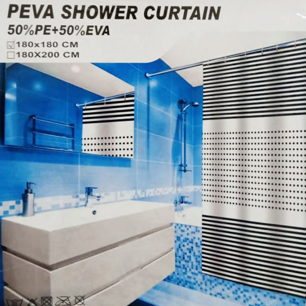 PEVA Waterproof Shower Curtain Bathroom WSC-06-