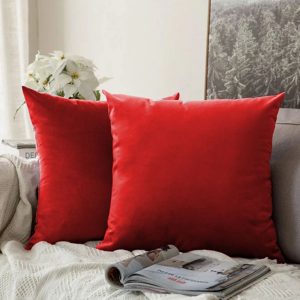 cushion cover red
