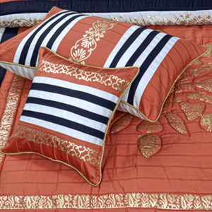 Bridal bed sheet comforter set baroque sand dune pillow