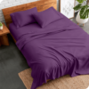 plain bed sheet - purple