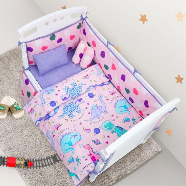 Pompous Infant & Toddler Baby Cot Bedding Set Dinosaur Theme