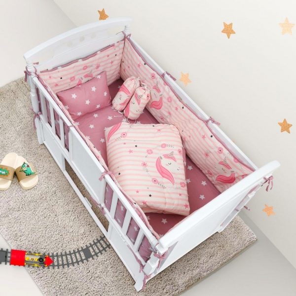 Pompous Infant & Toddler Baby Cot Bedding Set Unicorn