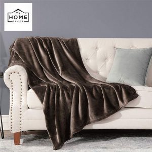 Ultra Soft & Cozy Fleece Blanket - Brown