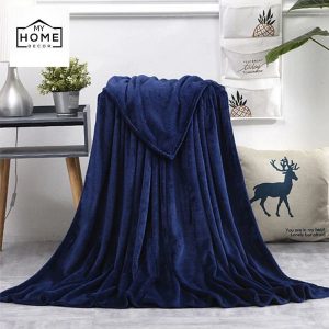 Ultra Soft & Cozy Fleece Blanket - Navy Blue
