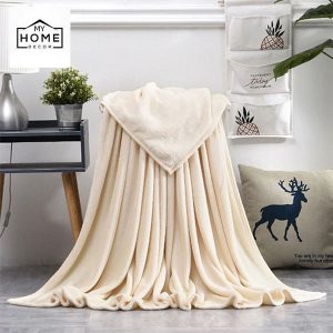 Ultra Soft & Cozy Fleece Blanket - Off White