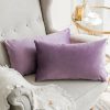 Velvet Pillow Cover Lavender