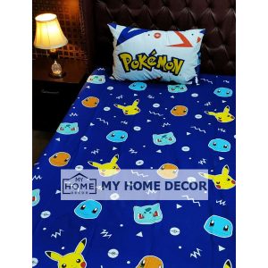 Pokemon Cartoon Bed Sheet