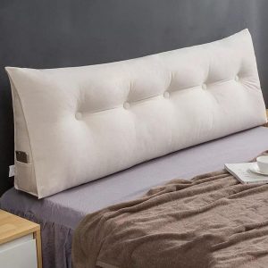 Neck Support Pillow - Off White Velvet