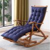 Rocking Chair Velvet Cushion - Max Blue