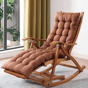 Rocking Chair Velvet Cushion - Max Brown