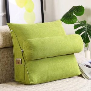 back support cushion green