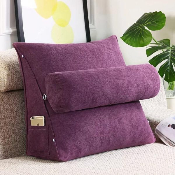 back support cushion purple