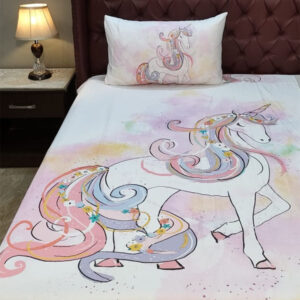 Unicorn Cartoon Bed Sheet CS-99