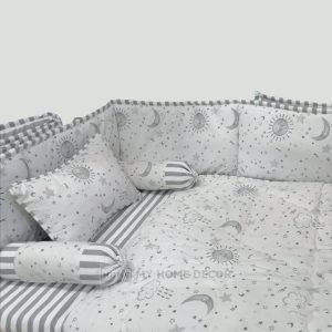 Pompous Infant & Toddler Baby Cot Bedding Set Moonlight