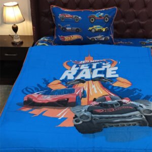 Hot Wheels Cartoon Bed Sheet