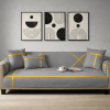 Premium Velvet Sofa Cover - Anti Slip - Grey